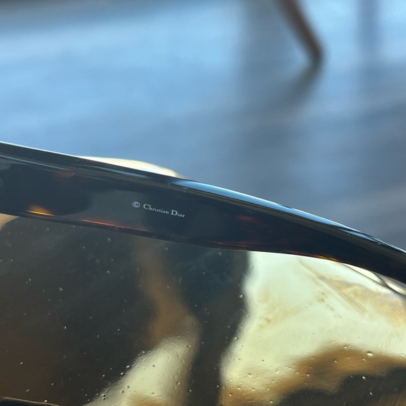 Christian Dior 60'S Oversized Wrap Brown Gradient Sunglasses Vintage 00s - Picture 5 of 7